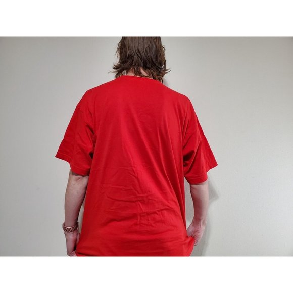 Men's T-shirt "Made in America 2018" Sz XL (46/48) American Flag Graphic Red SS - Picture 3 of 6